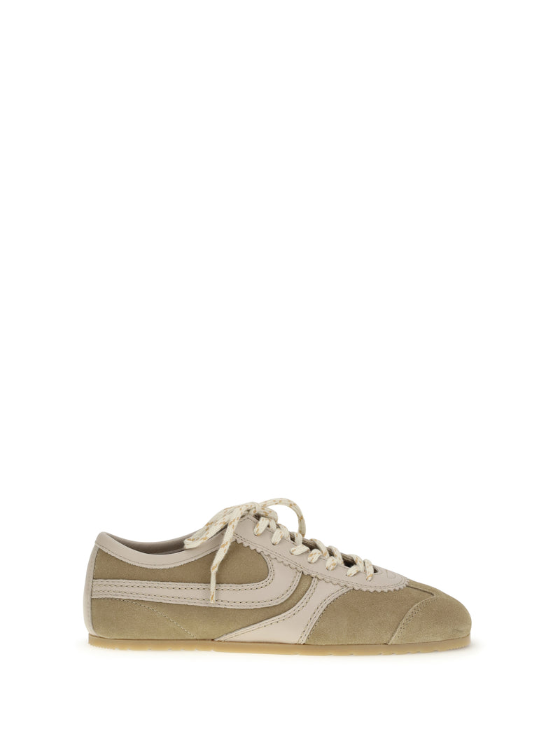 Dries Van Noten Dries Van Noten Suede Sneakers Beige Women - World Class Fashion