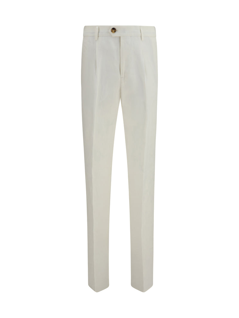 Brunello Cucinelli Brunello Cucinelli Linen Tailored Pants Neve - World Class Fashion