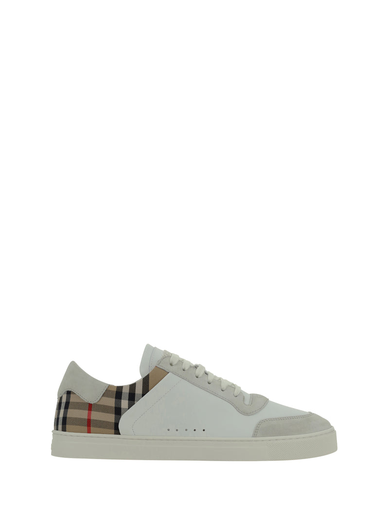 Burberry Burberry Stevie Sneakers NTWHT/ARBEIGE IP CHK - World Class Fashion