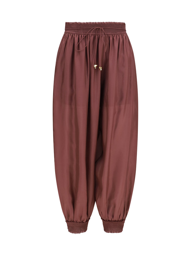 Zimmermann Zimmermann Pantalones Harem Aster Almizcle Mujer - World Class Fashion