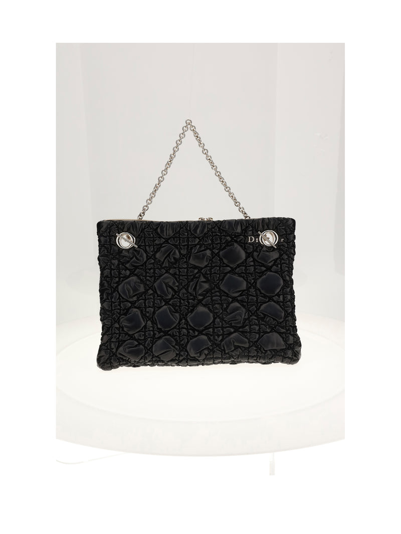 Dior Dior Hobo Calfskin Black Women Shoulder Bag - World Class Fashion