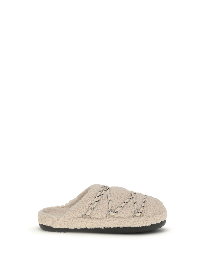 Moon Boot Moon Boot Teddy Slipper Sand Women - World Class Fashion