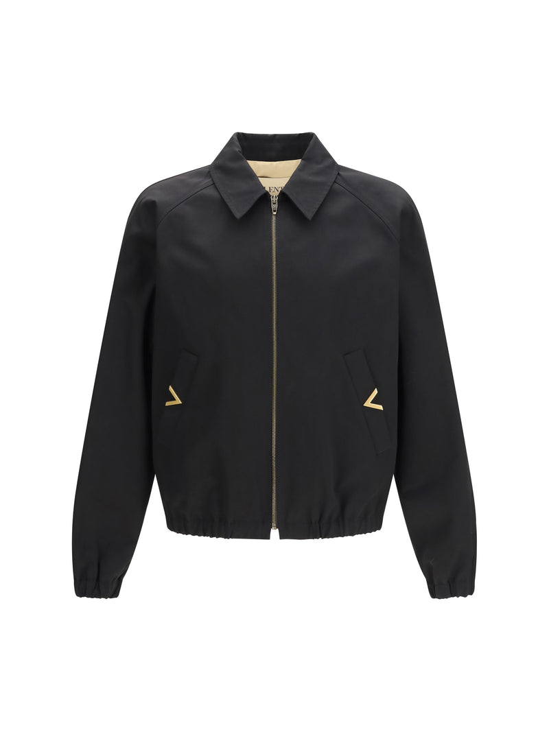Valentino Valentino Collared Jacket Nero - World Class Fashion