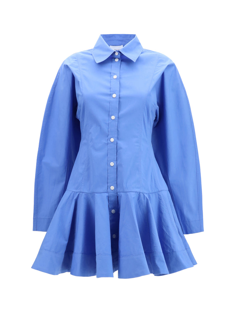 Ganni Ganni Cotton Shirt Dress Marina Women - World Class Fashion