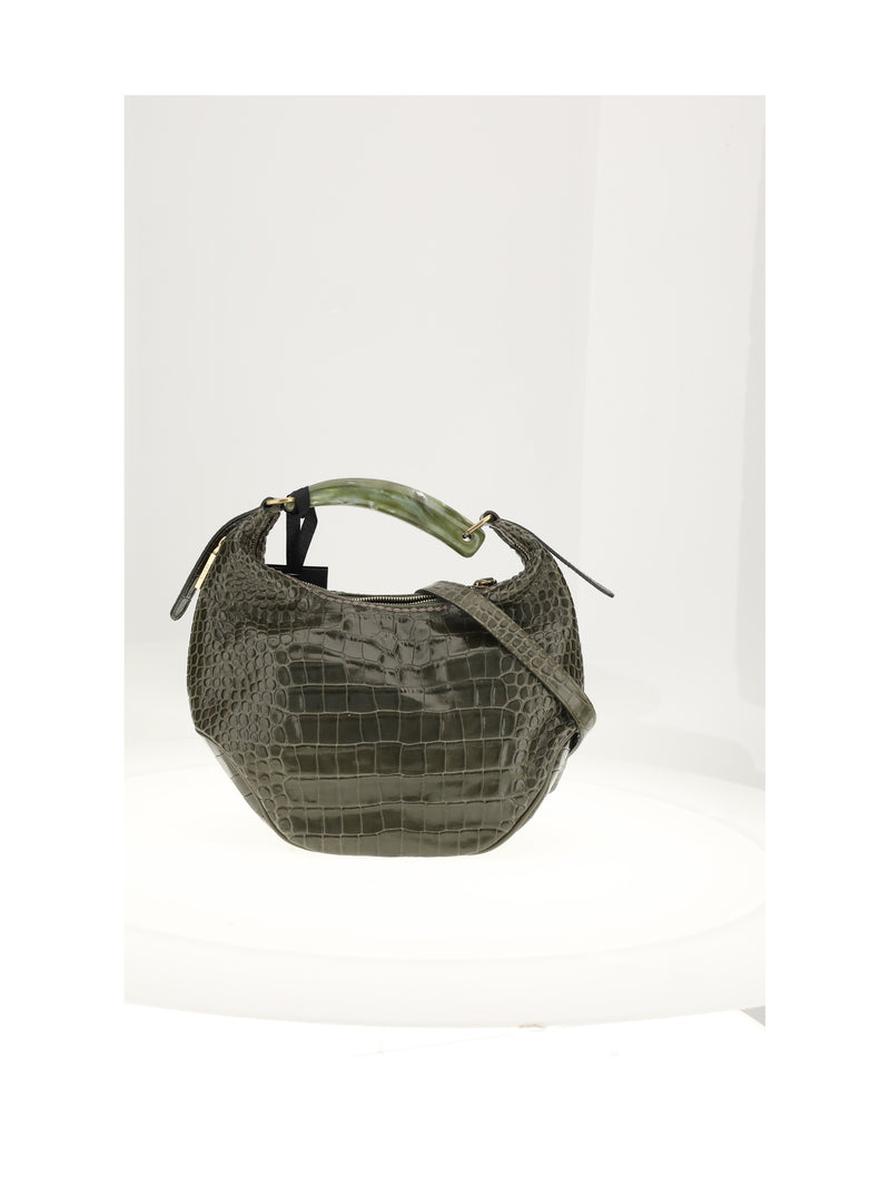 Visonà Visonà Bengala Shoulder Bag Olive - World Class Fashion