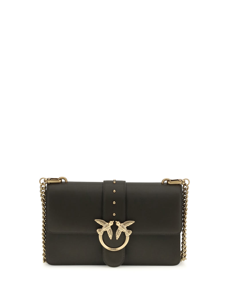 Pinko Pinko One Simply Love Shoulder Bag Verde Fango - World Class Fashion