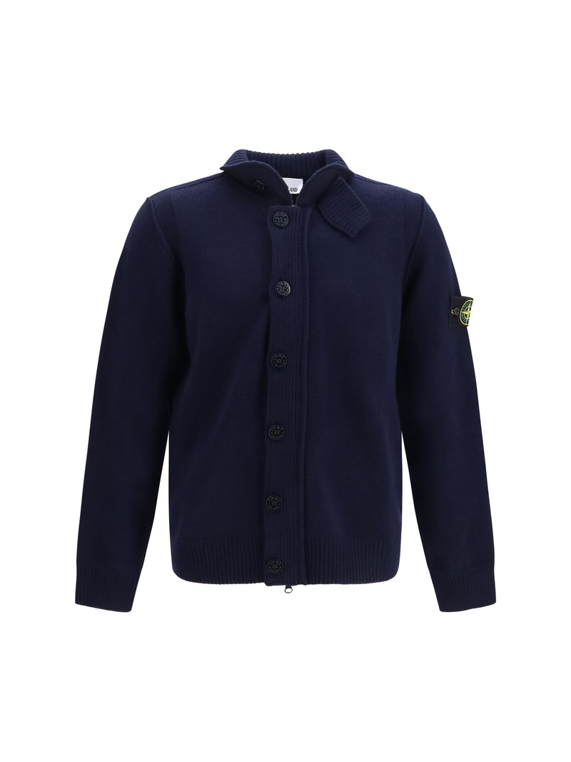 Stone Island Stone Island Crewneck Sweater With Logo Patch - World Class Fashion