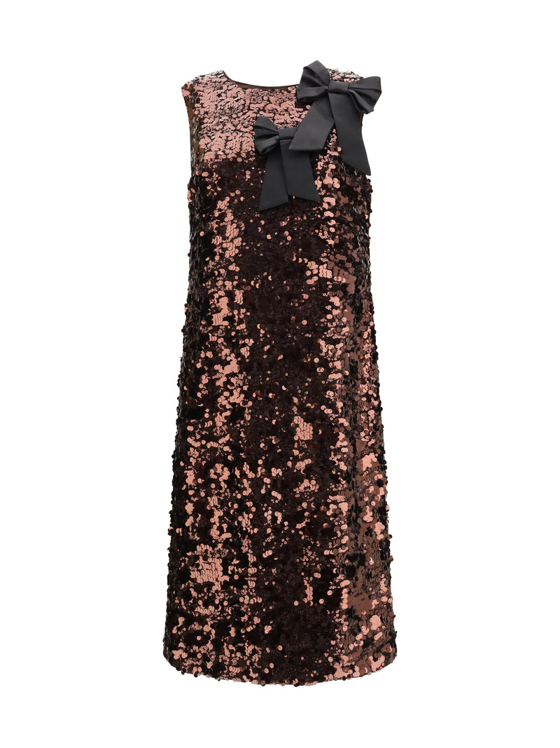 Ganni Ganni Sequin Midi Dress Demitasse - World Class Fashion