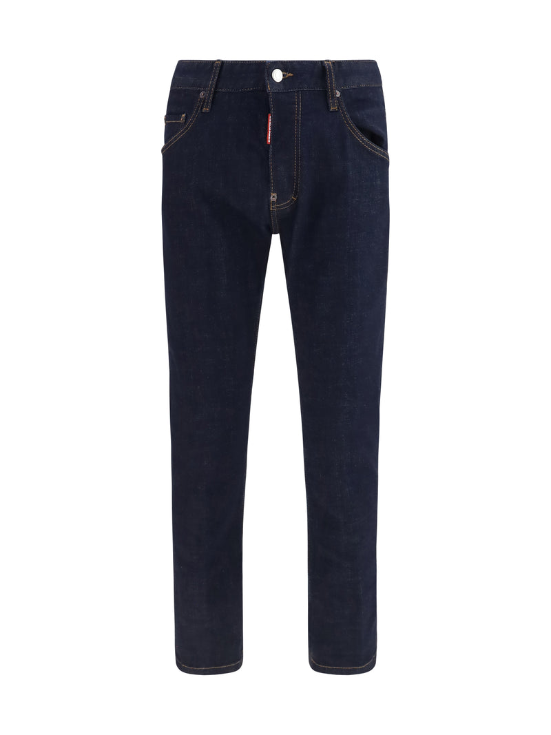 Dsquared2 Dsquared2 Slim Fit Jeans Navy Blue Men - World Class Fashion
