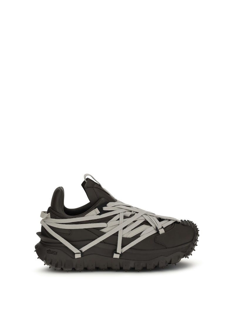 Moncler + Rick Owens Moncler + Rick Owens Trailgrip Megalace Sneakers Dark - World Class Fashion