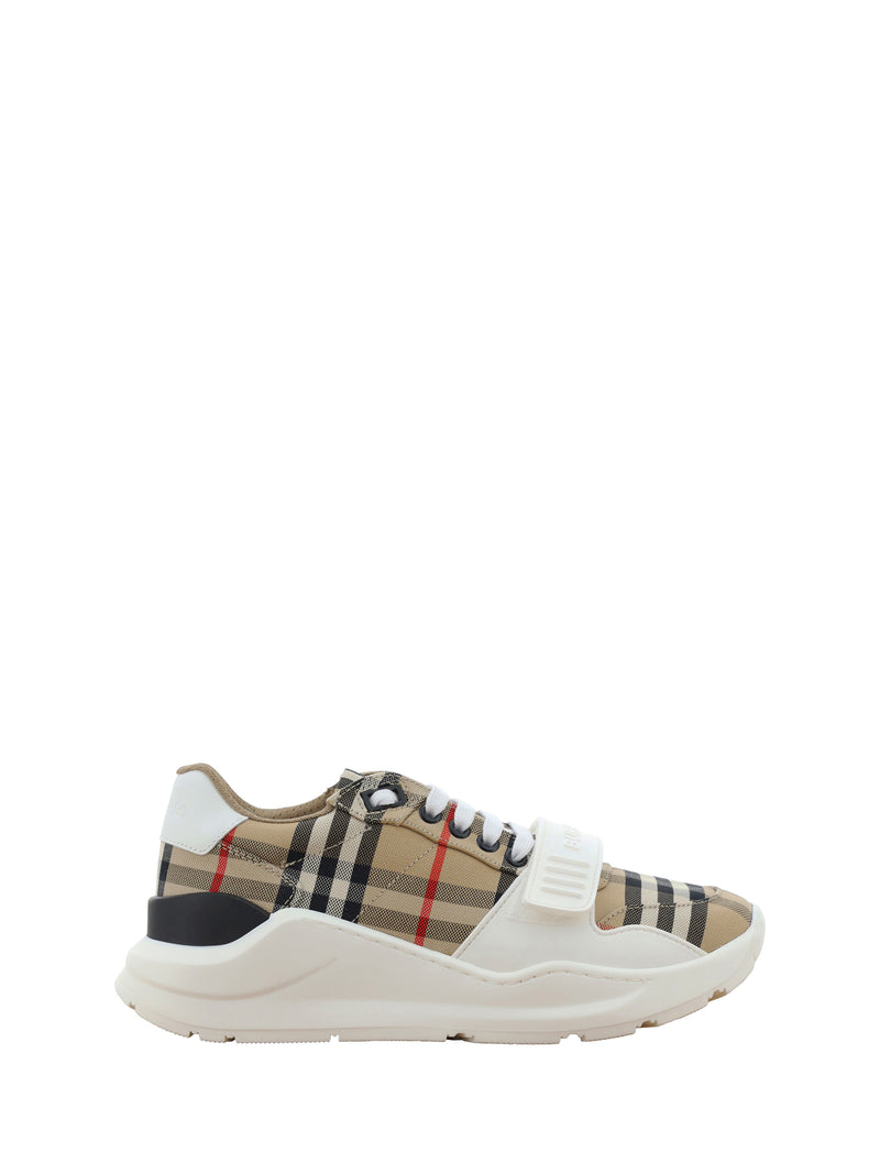 Burberry Burberry New Regis Sneakers Archive Beige IP CHK - World Class Fashion