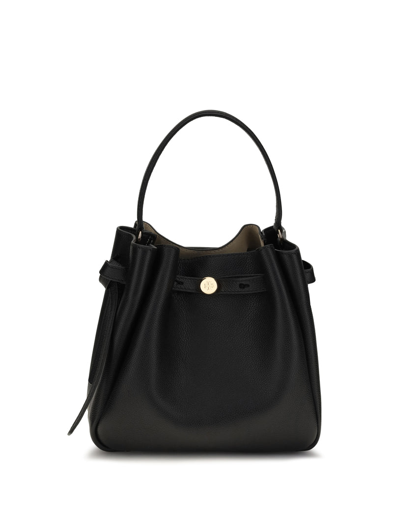 Tory Burch Tory Burch Romy Hammered Leather Bucket Bag - World Class Fashion