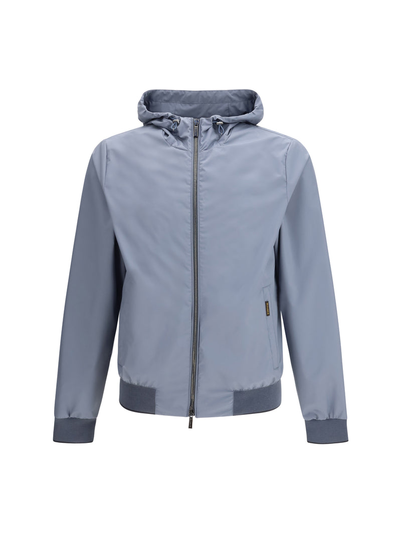 Moorer Moorer Denon-stp Nylon Jacket Blueberry - World Class Fashion