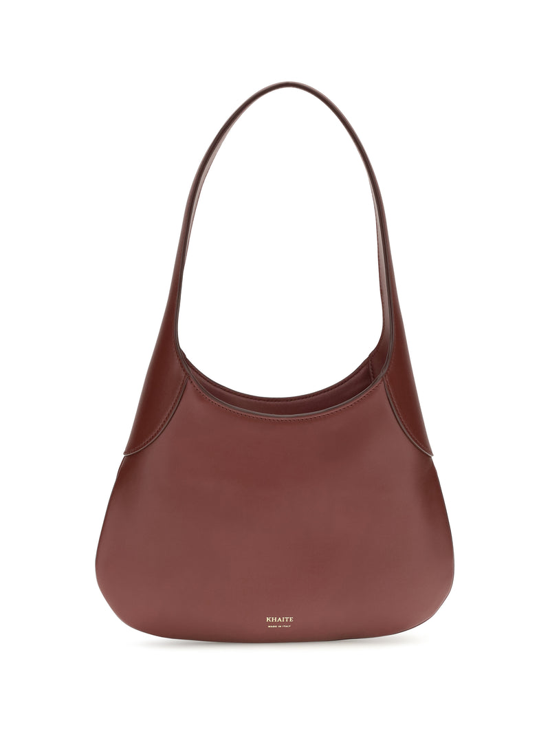 Khaite Bolso de hombro pequeño tipo hobo Joan de Khaite color sangre de buey - World Class Fashion