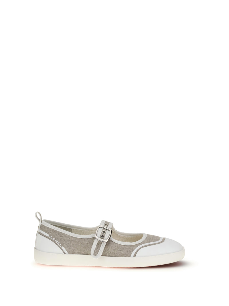 Carel Paris Carel Paris Canvas Sport Ballerinas Beige Women - World Class Fashion