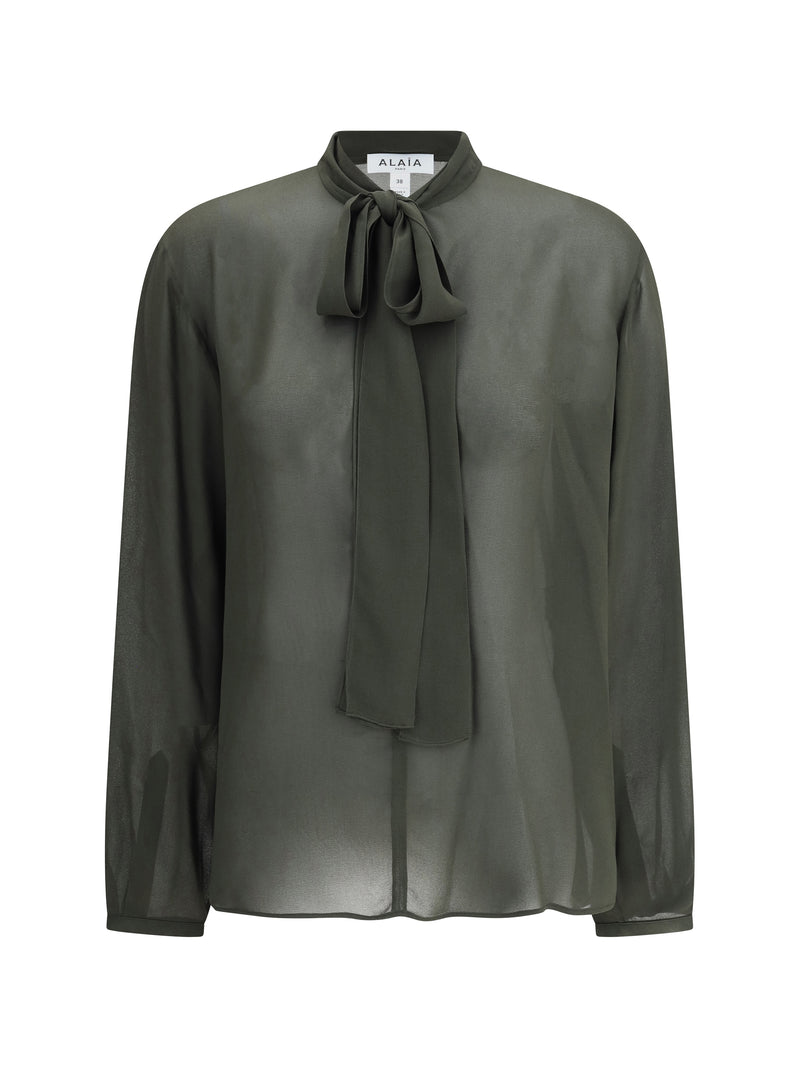 Alaia Alaïa Lavallière Neckline Blouse - World Class Fashion