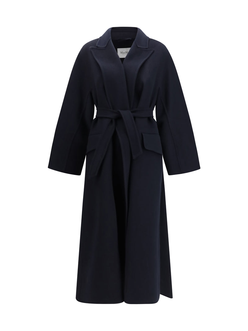 Max Mara Max Mara Mxmcesto Coat Blu Marino - World Class Fashion