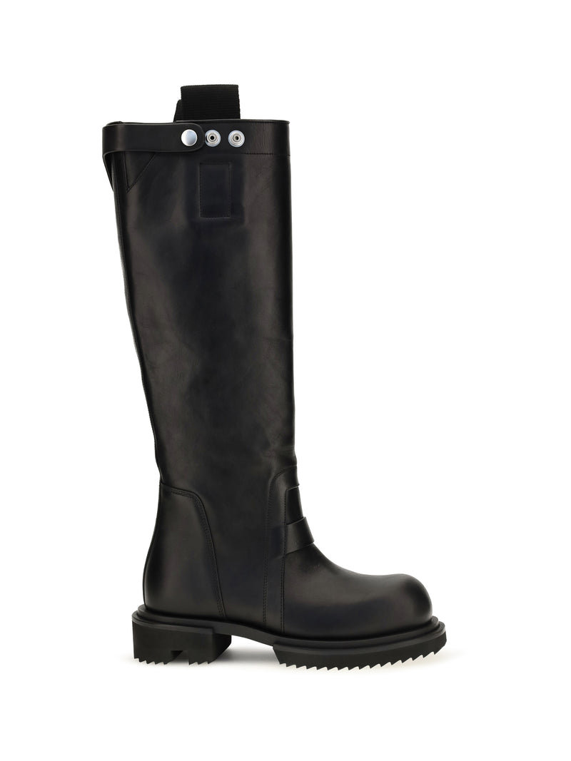 Rick Owens Rick Owens Gabe Leather Knee-high Boots - World Class Fashion