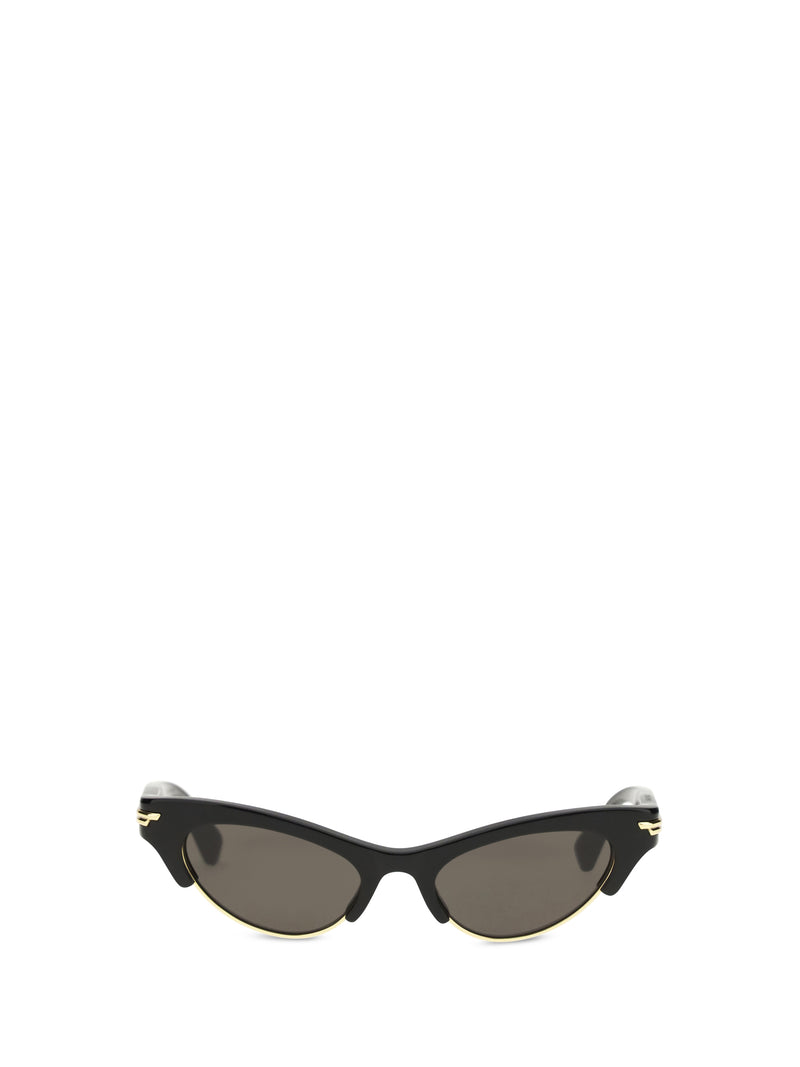 Bottega Veneta Bottega Veneta Angle Cat-eye Sunglasses Black - World Class Fashion