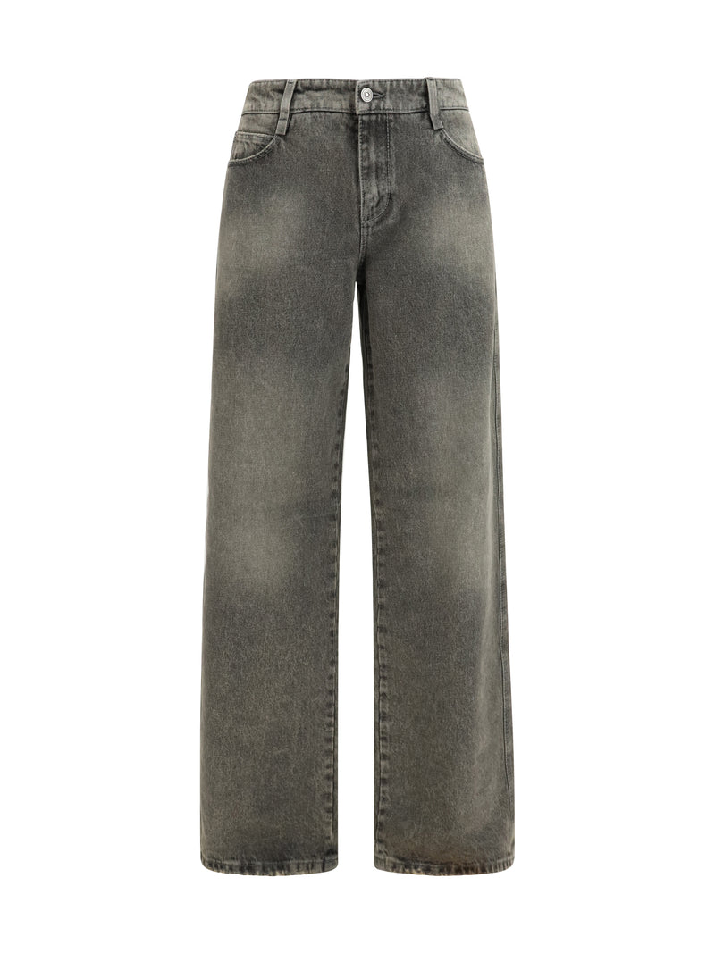 Ermanno Scervino Ermanno Scervino Baggy Jeans Jet Black Women - World Class Fashion