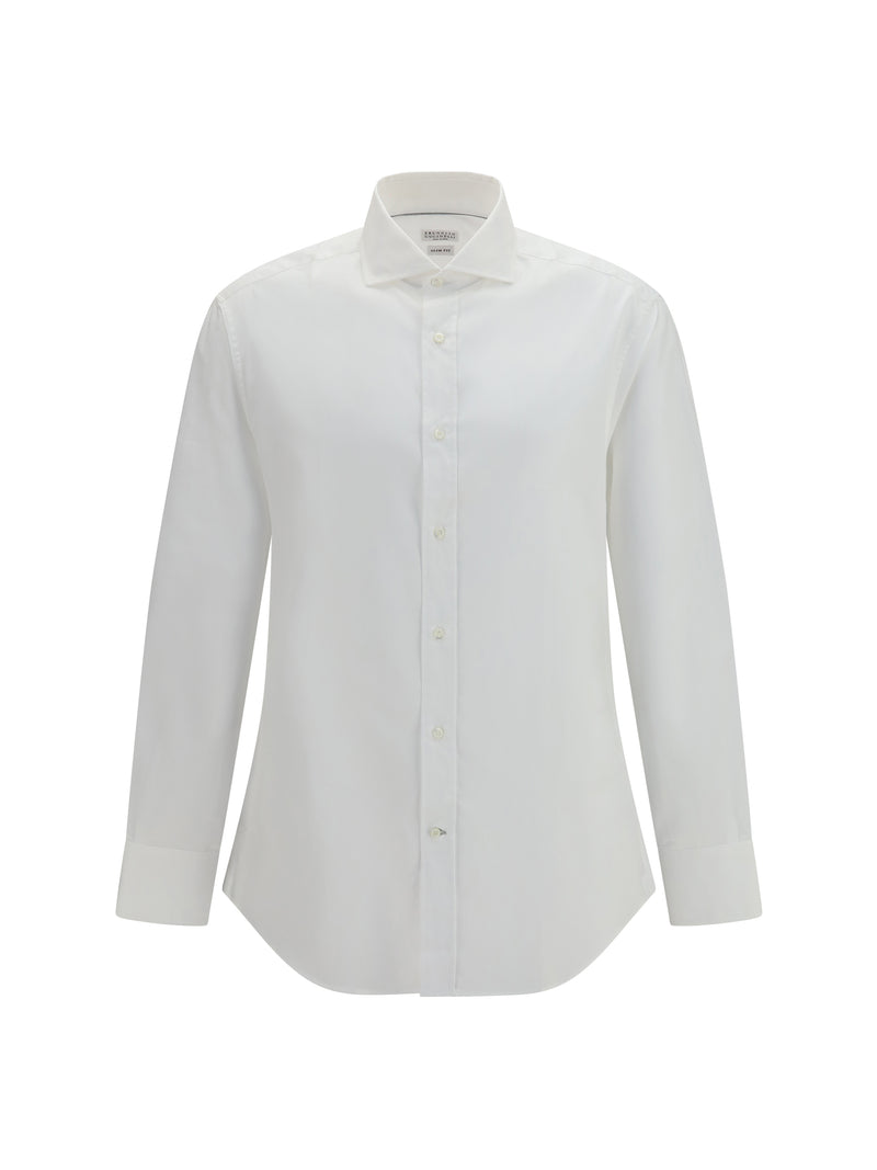 Brunello Cucinelli Brunello Cucinelli Cotton Shirt White Men - World Class Fashion