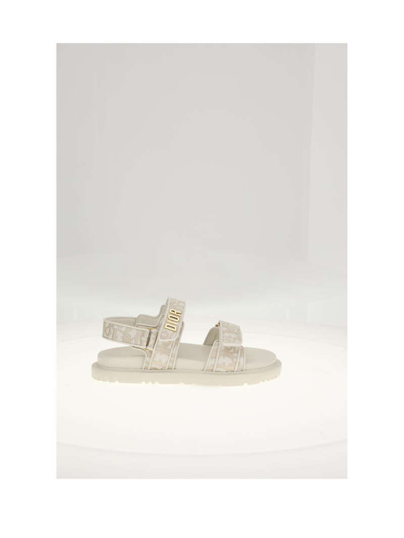 Dior Dior Dioract Sandal Gold Women - World Class Fashion