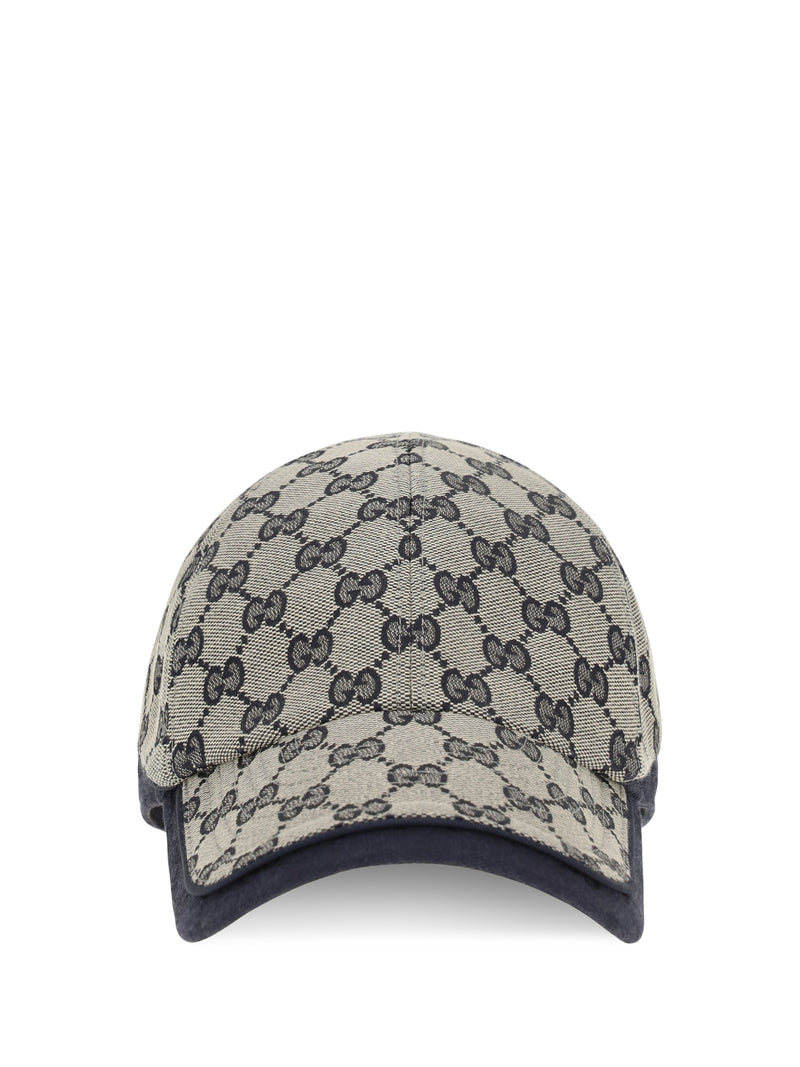 Gucci Gucci GG Cotton Fabric Baseball Hat Midnight Blue - World Class Fashion