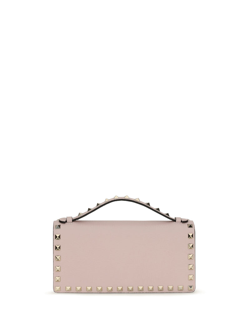 Valentino Garavani Valentino Garavani Rockstud Chain Wallet Rose Quartz - World Class Fashion