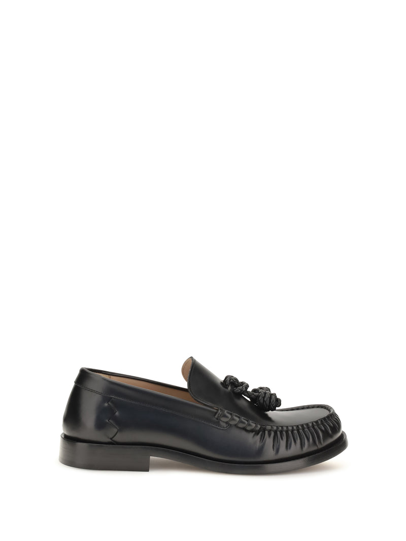 Bottega Veneta Bottega Veneta Ugo Leather Loafers Black Men - World Class Fashion