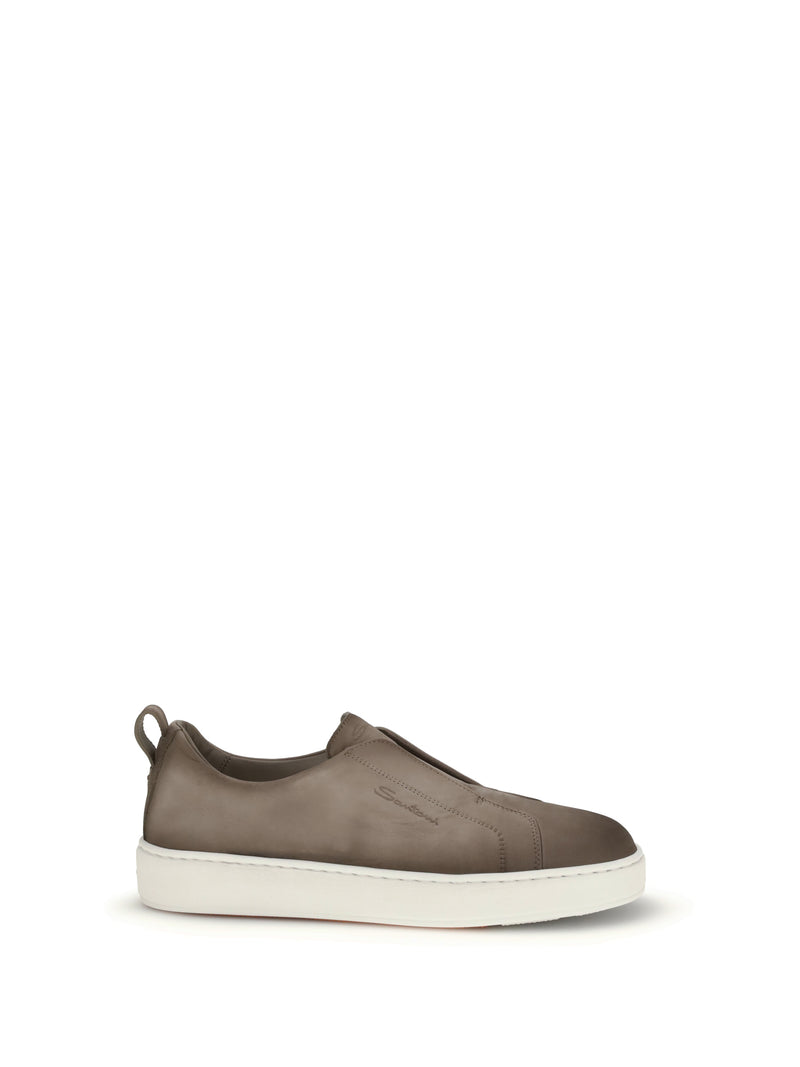 Santoni Santoni Slip-on Sneakers Beige Men - World Class Fashion