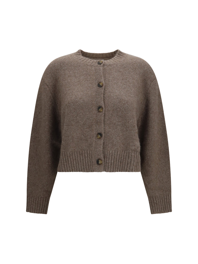 Loulou De Saison Loulou De Saison Remus Wool-blend Cardigan Ashes Melange - World Class Fashion