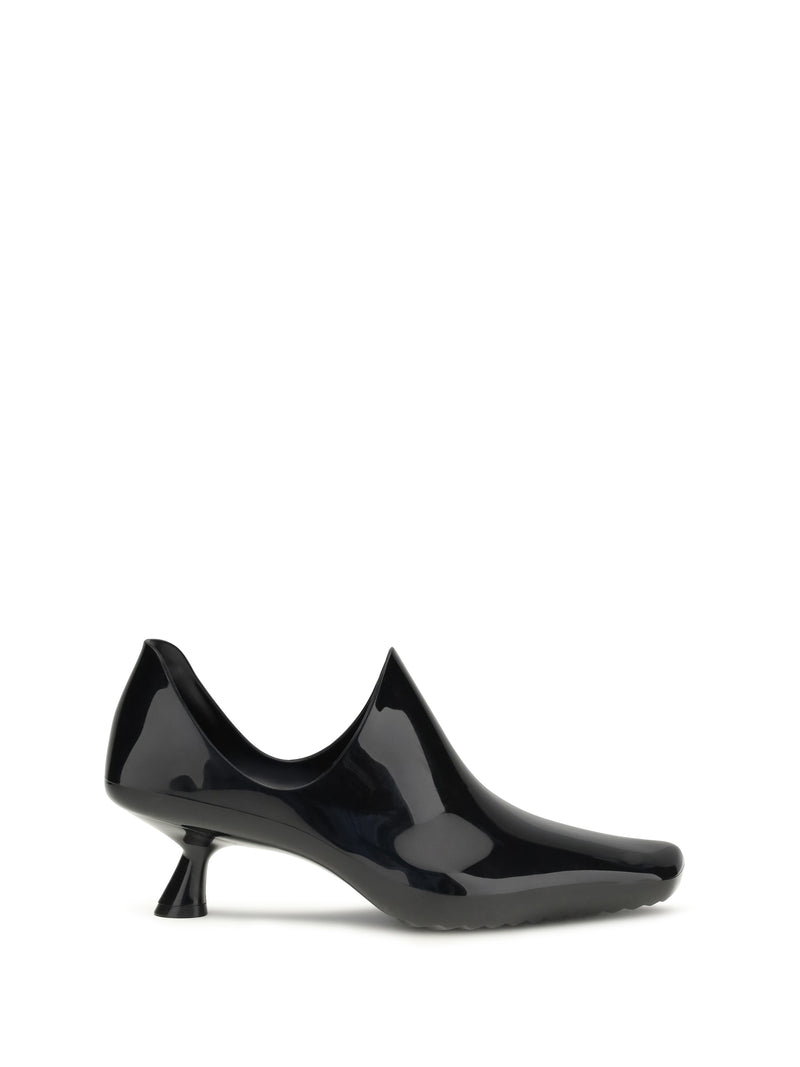 Loewe Loewe Emily Aqua Ankle Boots Black - World Class Fashion