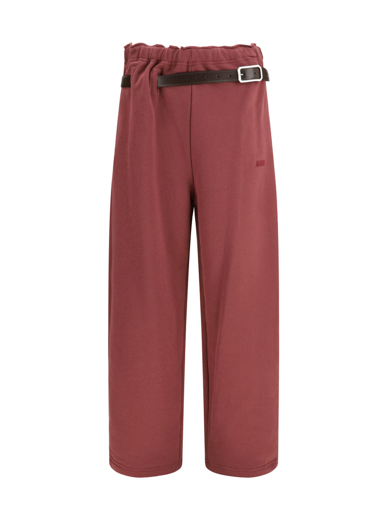 Magliano Magliano Buckle-belt Track Pants Red - World Class Fashion