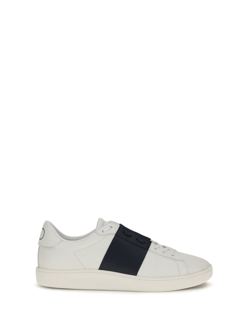 Valentino Garavani Zapatillas Valentino Garavani Open Blanco/Marino - World Class Fashion