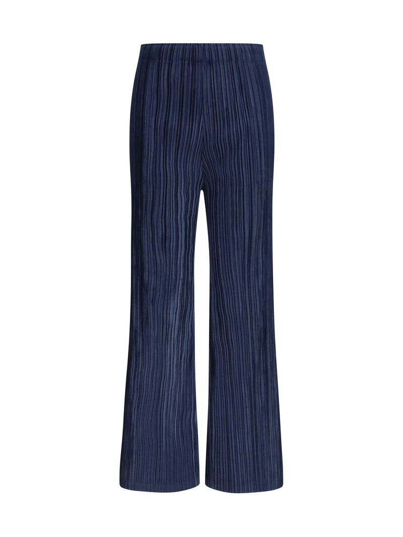 Gongdid Design Gongdid Design Corduroy Palazzo Pants Navy - World Class Fashion