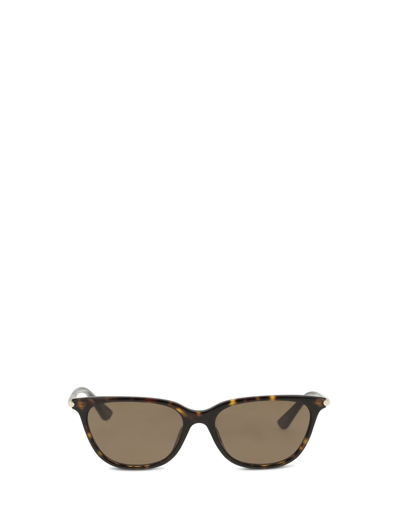 Alexander McQueen Alexander McQueen Cat-eye Sunglasses Wood Women - World Class Fashion