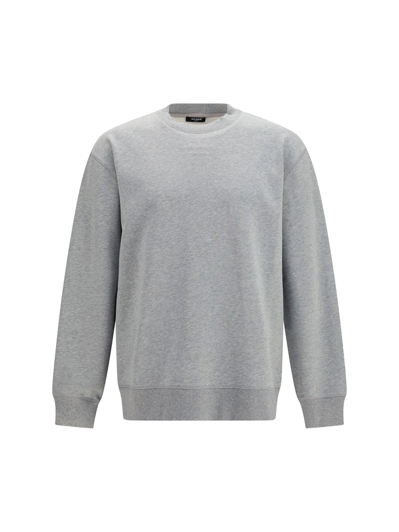 Balmain Balmain Embroidered Logo Crewneck Sweatshirt - World Class Fashion