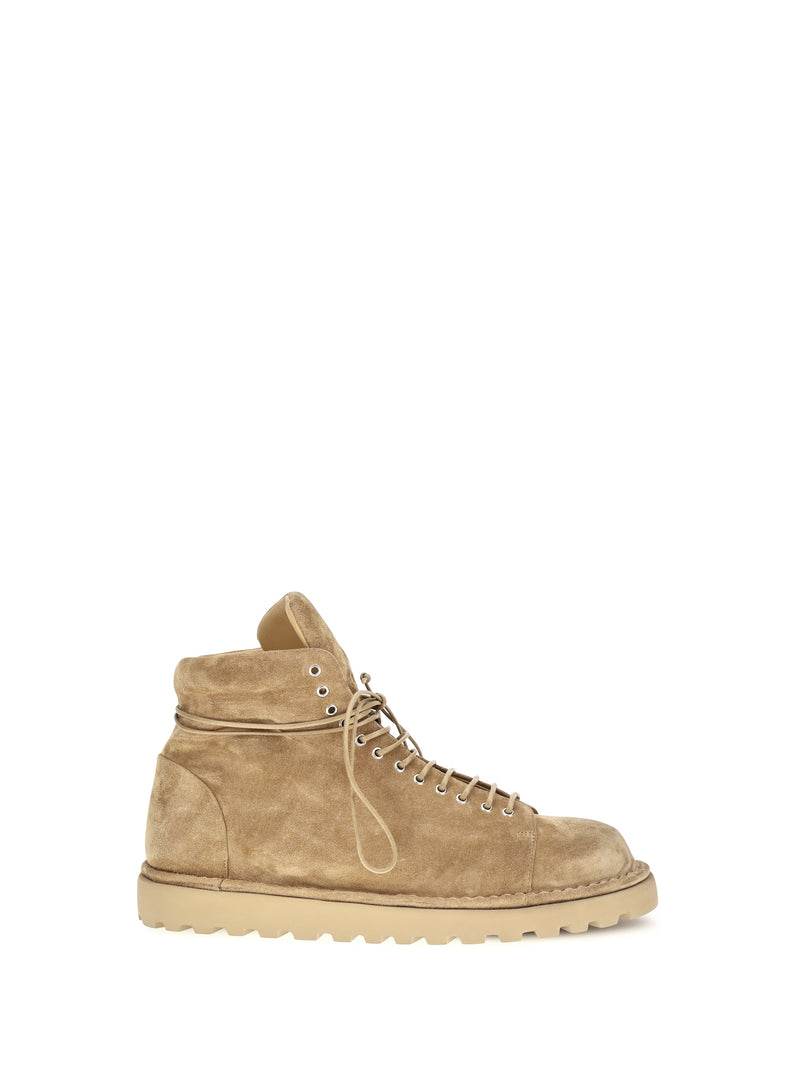 Marsèll Marsèll Pallottola Suede Ankle Boots Hazelnut - World Class Fashion
