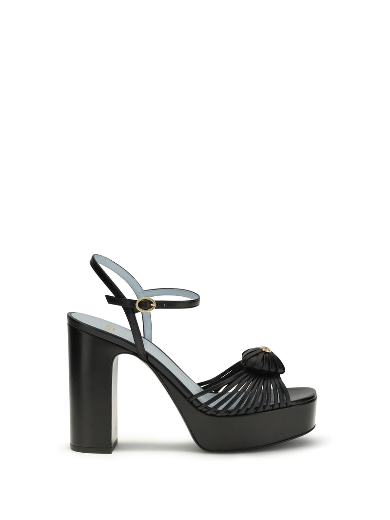 Valentino Garavani Valentino Garavani Royal Sandals Nero - World Class Fashion