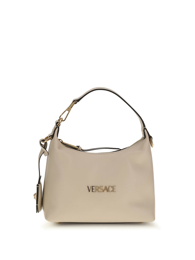 Versace Bolso hobo Versace color crema Versace Oro - World Class Fashion