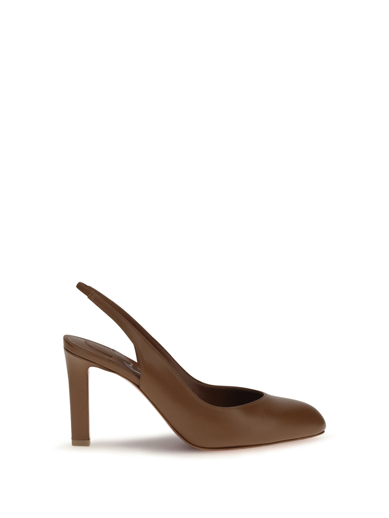 Christian Louboutin Christian Louboutin Fannylove Slingback Pumps Brown - World Class Fashion
