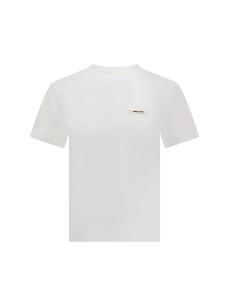 Jacquemus Jacquemus Logoed Cotton T-shirt White Women - World Class Fashion
