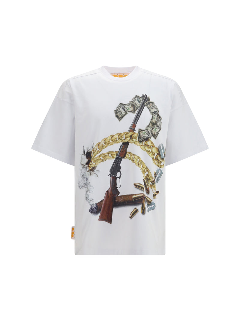 Pdf Channel Pdf Channel New Boy Gun Cotton T-shirt White - World Class Fashion