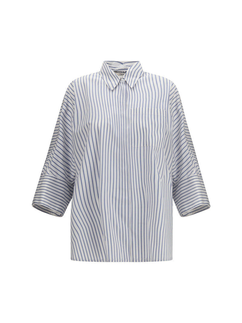 'S Max Mara 'S Maxmara Avenue Striped Shirt Blue Women - World Class Fashion