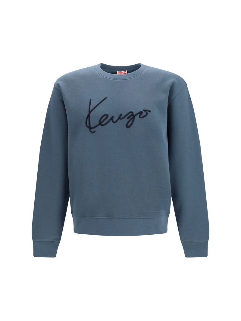 Kenzo Sudadera Kenzo Signature bordada Antracita - World Class Fashion