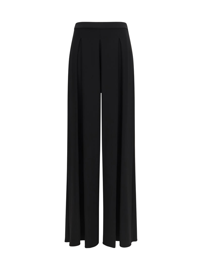 Max Mara Pure Pantalones de punto técnico de viscosa pura Max Mara Nero - World Class Fashion