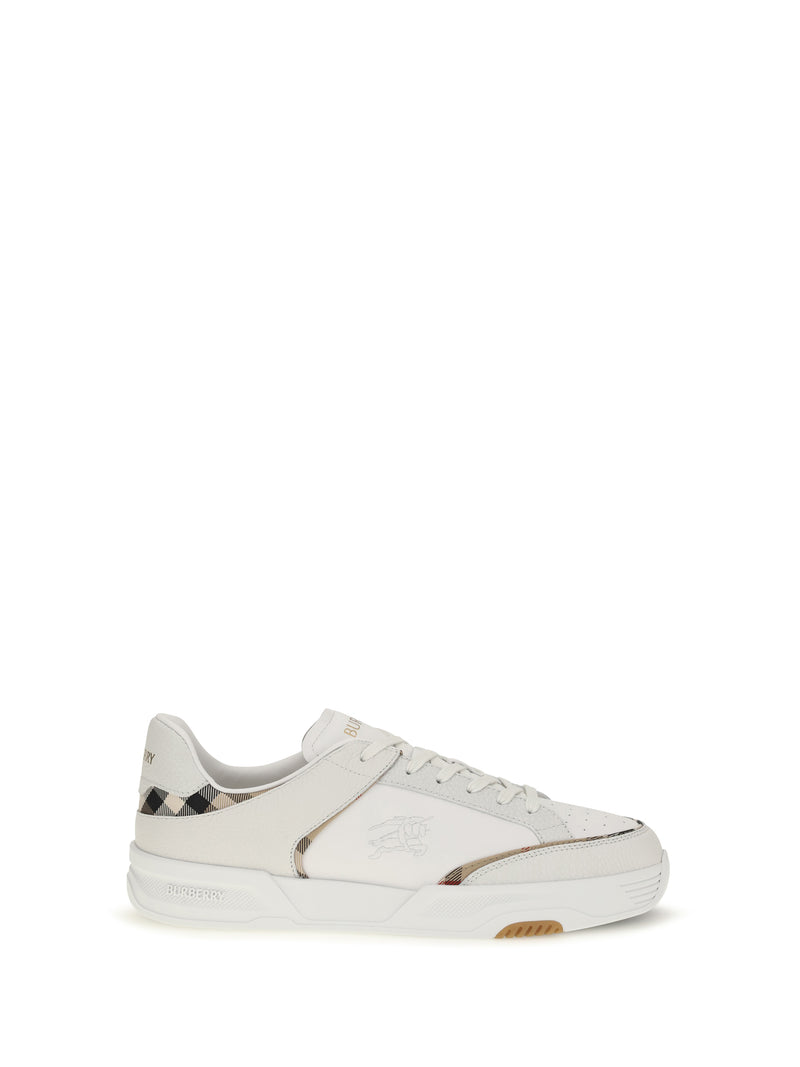 Burberry Burberry Harrow Sneakers White/Archive Beige - World Class Fashion