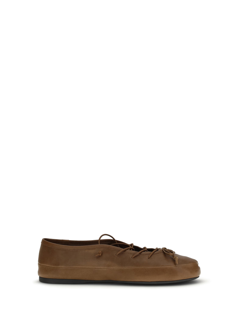 Miu Miu Miu Miu Leather Ballerinas Rovere Women - World Class Fashion