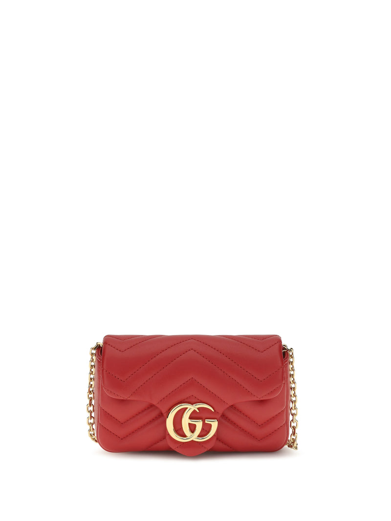 Gucci Gucci GG Marmont Mini Shoulder Bag Cloak Red - World Class Fashion