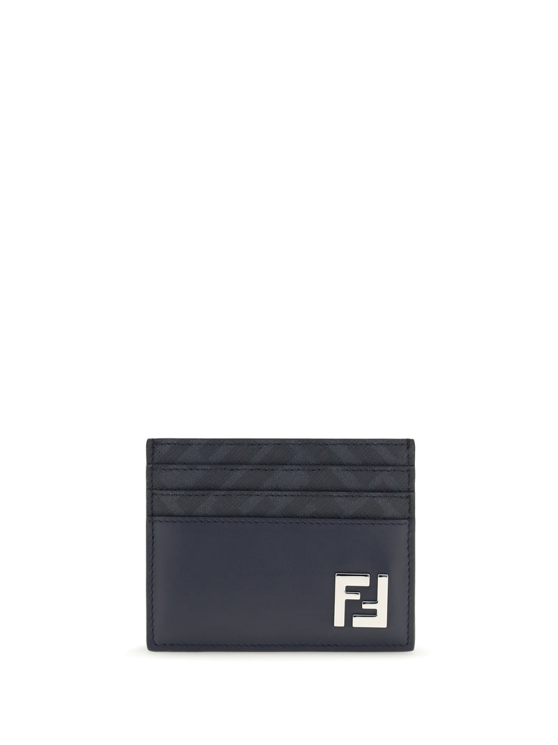 Fendi Fendi Squared Card Holder Beige Men - World Class Fashion